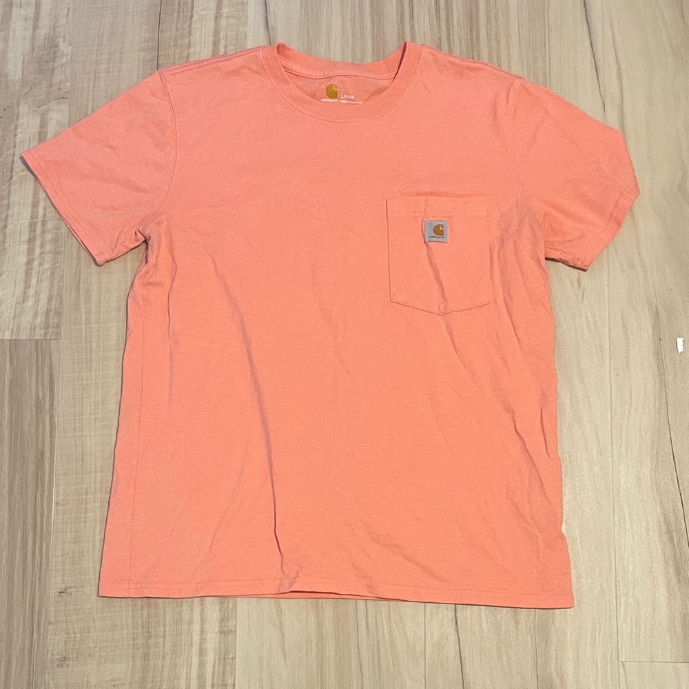 Carhartt womens Short Sleeve Tee in Coral large